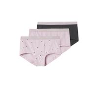 NAME IT Nkfhipster - Juego de 3 Boxers Winsome Hearts Noos Niña, Orquídea Winsome., 158 cm