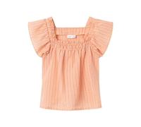 NAME IT Nkfjunica - Blusa de Manga Corta para niña, Naranja, 134-140