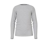 NAME IT NKFNAKAL LS Short Top Noos Camisa Manga Larga, Grey Melange, 134-140 para Niñas