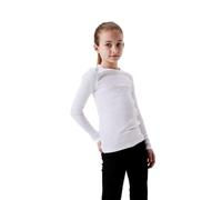NAME IT NKFNAKAL LS Short Top Noos, Camisa Manga Larga Niñas, Bright White,