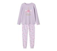 Name IT NKFNIGHTSET Pastel Lilac Magical Noos, Conjunto de Ropa de Dormir Niñas, Pastel Lilac,