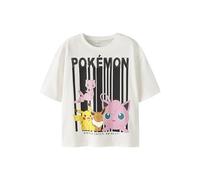 NAME IT Nkfnisa Pokemon SS RLX Top Box Sky, Cloud Dancer, 122-128, Cloud Dancer, 122-128