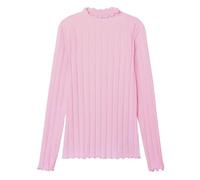 NAME IT Nkfnoline LS Slim Top Camiseta de Manga Larga, Rosa (Parfait Pink), 6 años para Niñas