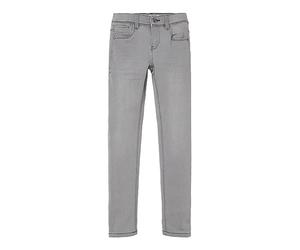 NAME IT Nkfpolly Dnmtasis Pant Noos - Pantalones Vaqueros para Mujer Medium Grey Denim 13 años
