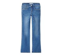 NAME IT Nkfpolly Skinny Boot Jeans 1142-au Noos Jeans Niñas, Dark Blue Denim, 158