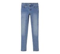 NAME IT Nkfpolly Skinny Jeans 1262-Ta Noos Pantaln, Light Blue Denim, 122 para Niñas