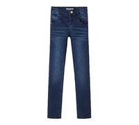 NAME IT Nkfpolly Skinny Jeans 1600-Ri Noos Vaqueros, Dark Blue Denim, 122 para Niñas