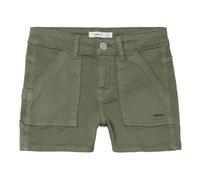 NAME IT Nkfrose Reg TWI 7740-mf Noos - Pantalones Cortos para niña, Deep Lichen Green, 158