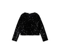NAME IT Nkfrusitta LS Card Blusa de Manga Larga, Negro, 116 para Niñas
