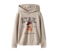 NAME IT Sudadera 'NKFRYCCA' beige / marrón oscuro / naranja / rojo 116 beige / marrón oscuro / naranja / rojo