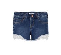 NAME IT Nkfsalli Slim Dnm 5372-ha Noos-Pantalones Cortos, Dark Azul Denim, 116 para Niñas