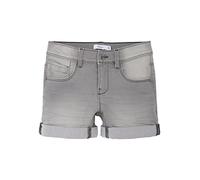 NAME IT Nkfsalli Slim Dnm Shorts 5221-Ta Pantalones Cortos, Medium Grey Denim, 116 para Niñas