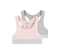Name IT Nkfshort Top 2p Noos Calzoncillos Niñas, Barely Pink/Pack:w/Grey Melange, 122