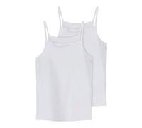 Name IT Nkfstrap Top 2P Pantis, Bright White, 122/128 para Niñas