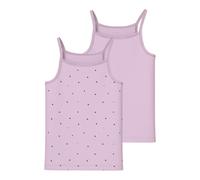 NAME IT Nkfstrap Top 2P Winsome Hearts Noos (Pack de 2) para Niñas