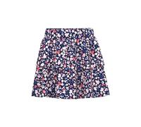 NAME IT Nkfvinaya Skirt FFF Noos Falda de Verano, Zafiro Oscuro/Estampado: Leo, 122 cm para Niñas