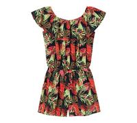 NAME IT NKFVINAYA SS PLAYSUIT FFFFF NOOS, Mono Niñas, Dark Sapphire/Print:Tropical,