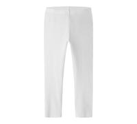 NAME IT Nkfvivian Capri Legging FF Noos Leggings, Bright White, 128 para Niñas