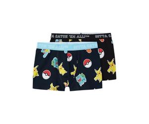 NAME IT Nkmasgar Pokemon 2P Boxer Noos Sky, Negro/Paquete: 2 P Dark Zafiro + Negro, 122 cm-128 cm