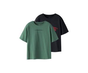 NAME IT Nkmbenno 2P SS Nreg Top Box PB, Verde Botella., 134-140