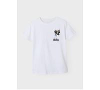 NAME IT Nkmdio Onepiece SS Nreg Top Box Noos VDE, Blanco Brillante, 146-152 para Niños