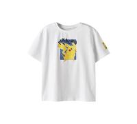 Name It Camiseta de manga corta Nkmjeb Pokemon SS Nreg Top Box Noos Sky Blanco 122/128 cm para niños