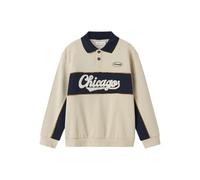 NAME IT Nkmlucan LS Nreg Sweat Polo UNB, Beige, 116 para Niños