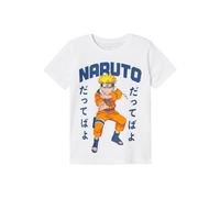 NAME IT Camiseta 'NKMMacar Naruto' azul / amarillo / naranja / blanco 134-140 azul / amarillo / naranja / blanco