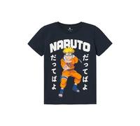 NAME IT NKMMACAR Naruto SS Top Noos Sky Camiseta, Dark Sapphire, 122-128 para Niños