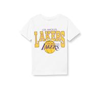 NAME IT NKMMADS NBA SS Box Ous Top - Camiseta para niño, Color Blanco Brillante, 134/140, Blanco Brillante, 134-140 cm