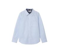 NAME IT Nkmnewsa LS Shirt Noos Camisa, Campanula/Rayas: Blanco Brillante, 134-140 cm para Niños