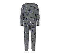 NAME IT Nkmnightset Dark Grey Mel Skull Noos, Gris Oscuro, 158-164