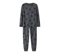 NAME IT Nkmnightset Dark Grey Mel Skull Noos Nkmnightset Dark Grey Mel Skull Noos Niños (Pack de 1)