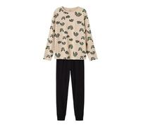 NAME IT Pijama 'Monster Truck' marrón / gris / greige / negro 86-92 EUR