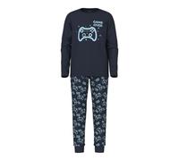 NAME IT Nkmnightset Sapphire Game Noos Niños y Adolescentes, Zafiro Oscuro., 110/116 cm