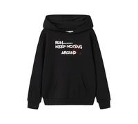 NAME IT Nkmnotus LS Nreg Sweat WH BRU, Negro, 116
