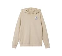 NAME IT NKMOBANDO LS Loose Sweat WH PB, Sudadera con Capucha Niños, Irish Cream,