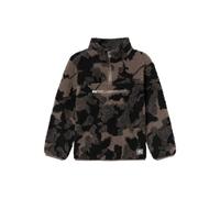 NAME IT NKMOGULE RLX Teddy Pullover, Sudadera Niños, Black/Detail:LEAFLESS Tree,