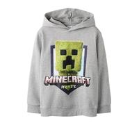 Gris Minecraft Sudadera Con Capucha