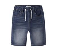 NAME IT NKMRYAN Jogger DNM L Shorts 6300-TH Noos, Pantalones Cortos Niños, Dark Blue Denim, 98
