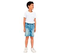 NAME IT Nkmryan Jogger Dnm L Shorts 6300-th Noos Pantalones cortos, Niños, Light Blue Denim, 128