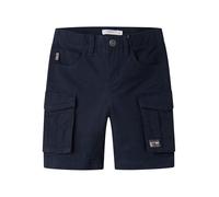 Name IT Nkmryan Reg Tejido TwillL Shorts 6776-Ba Pantalones Cortos Cargo, Dark Sapphire, 128 para Niños