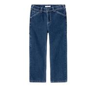 NAME IT NKMRYAN Straight Jeans 4525-IM L Noos, Vaqueros Rectos Niños, Dark Blue Denim/Detail:Strong,