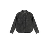 NAME IT NKMSEVEN OS DNM LS Shirt 5010-BY N, Camisa de Manga Larga Niños, Medium Grey Denim,