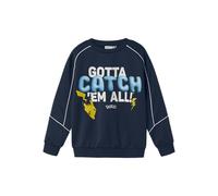 NAME IT Nkmsidney Pokemon Nreg Poly Sweat Sky, Insignia Blue, 122-128