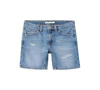 NAME IT Nkmsilas Loose Dnm L 7998-be Noos-Pantalones Cortos Vaqueros, Medio De Mezclilla Azul, 134 cm para Niños