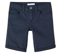 NAME IT Nkmsofus Twiisak Long Short TB Pantalones Cortos Niños, Azul Oscuro (Dark Sapphire), 158