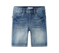 NAME IT Nkmtheo XSL Dnm L Shorts 5495-Th Noos Pantalones Cortos, Medium Blue Denim, 122 para Niños