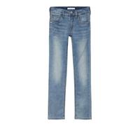NAME IT Nkmtheo Xslim Swe Jeans 3113-th Noos Pantalones, Light Blue Denim, 164 para Niños