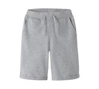 Name It - Pantalones cortos Nkmvermo Long Swe Shorts UNB F Noos - Gris moteado 134 (Niños)